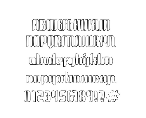 74套个性英文字体合集